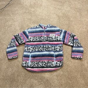 Girls Hurley Sherpa Pullover Size Large (10/12)